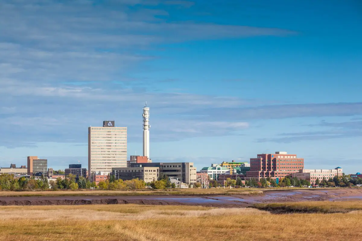 Moncton downtown skyline