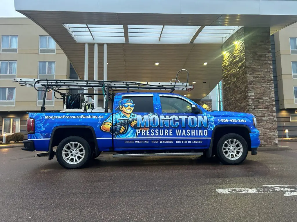 Moncton Pressure Washing truck
